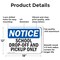 Signmission School Drop-Off And Pickup Only, 18 in W x Rectangle, Aluminum OS-2PACK-NS-A-1218-L-18252 - alternate 6